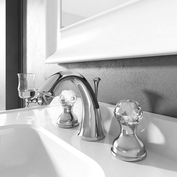 Смеситель для раковины Webert Karenina хром  KA750101015 - 3