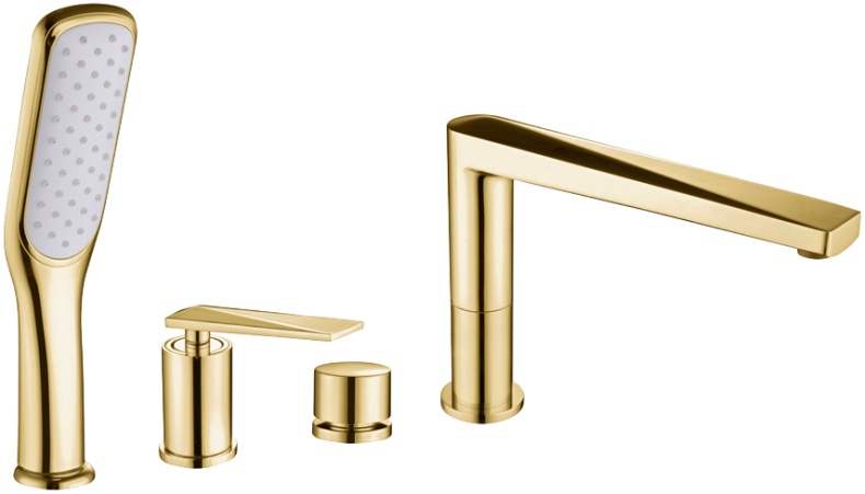 Смеситель Boheme Venturo 380 на борт ванны - 0