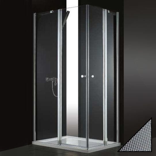 Душевой уголок Cezares Elena AH2 100/90 P Cr L ELENA-W-AH-2-100/90-P-Cr-L - 0