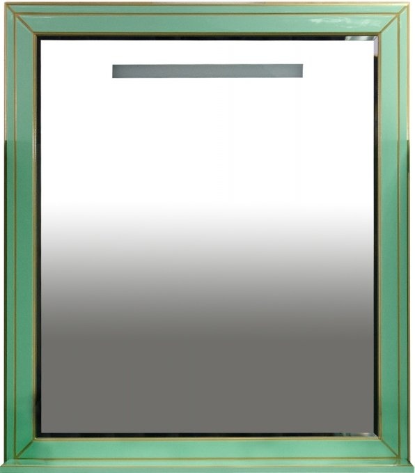 Зеркало Misty Vena 75 салатовое, патина Л-Вен02075-073 - 0