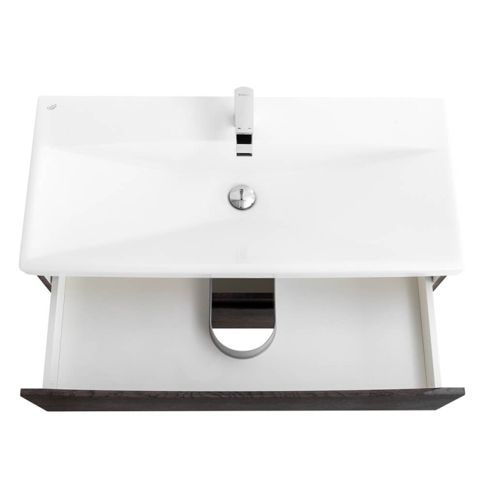 Комплект мебели BelBagno Marino-Cer 90 темное дерево - 3