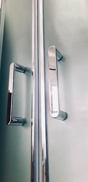 Душевой уголок Royal Bath HP 120х80 L профиль хром стекло матовое RB8120HP-C-CH-L - 2