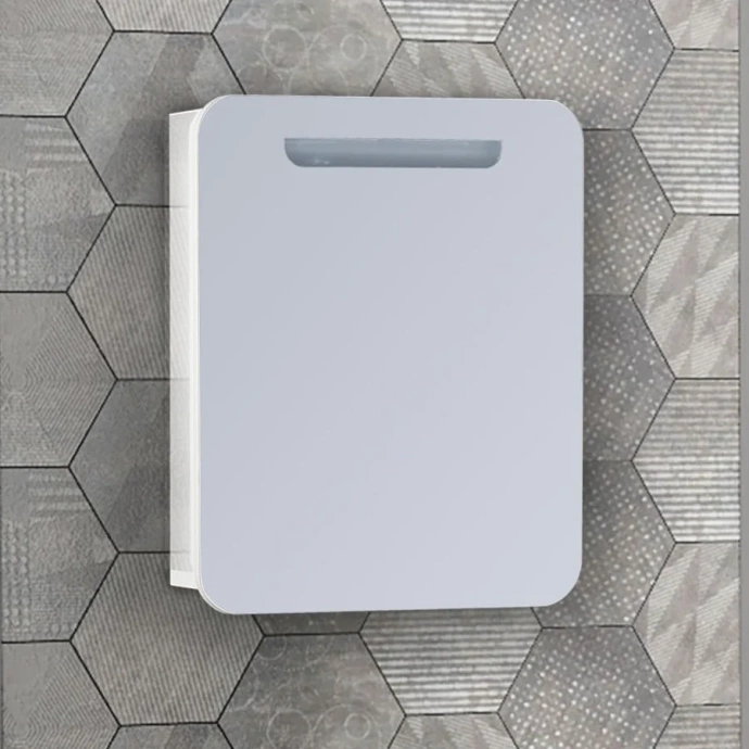 Зеркало-шкаф Onika Неаполь 60 R с подсветкой, белый  206064 - 1