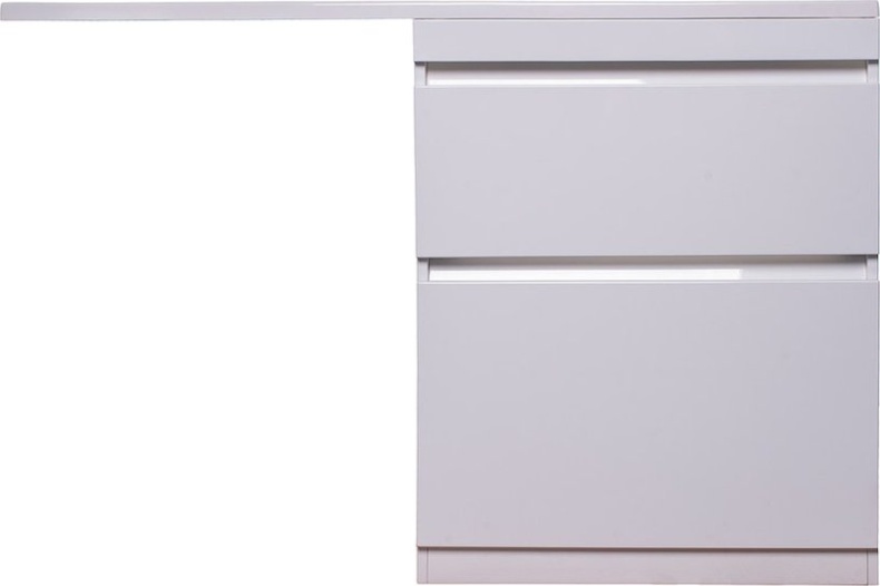 Тумба для комплекта Style Line Даллас 68 Люкс Plus напольная, белая СС-00000557 - 2