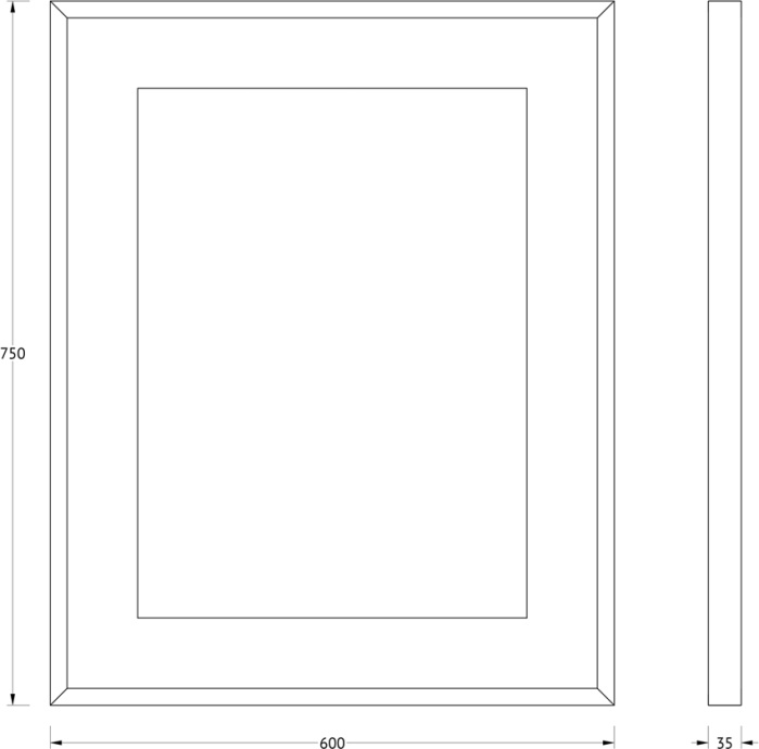 Зеркало в ванную Evoform  60 см  BY 2201 - 3