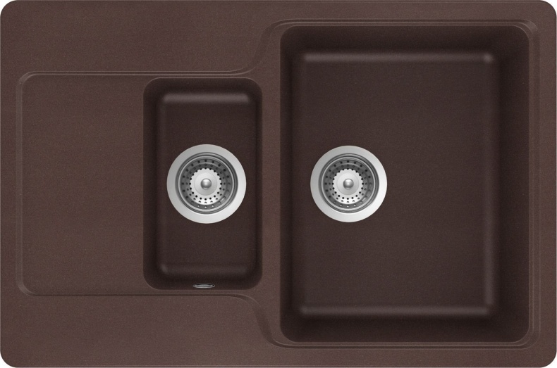 Мойка  Cambridge 60 D  Cristalite мокка 700704 - 0