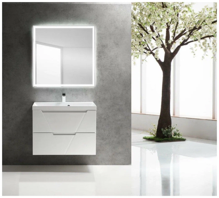 Тумба под раковину BelBagno Vittoria 80 белый матовый VITTORIA-800-2C-SO-BL-P - 10