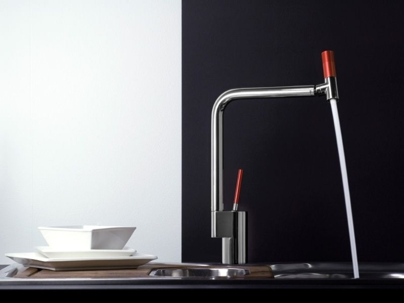 Смеситель для кухонной мойки Webert 360° белый  TS920302744 - 2