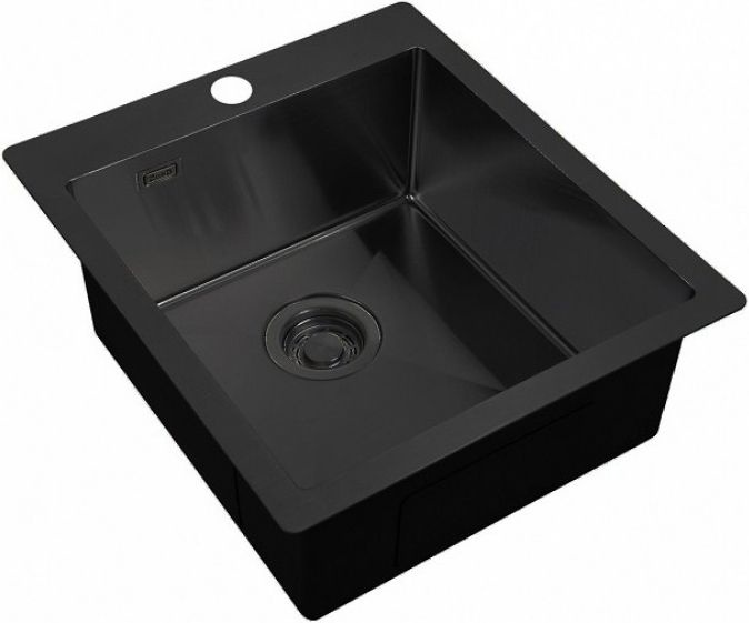 Мойка кухонная Zorg Light ZL R 450510 GRAFIT - 0