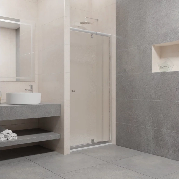 Душевая дверь RGW Passage PA-02 70х185 профиль хром стекло рифленое 41080207-51 - 0