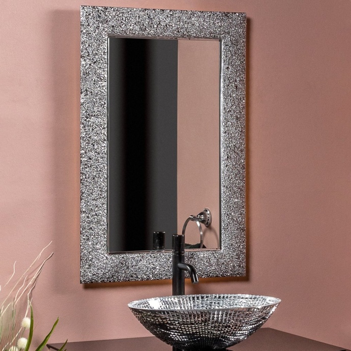 Зеркало Armadi Art NeoArt Aura 60 серебро с подсветкой 538 - 0