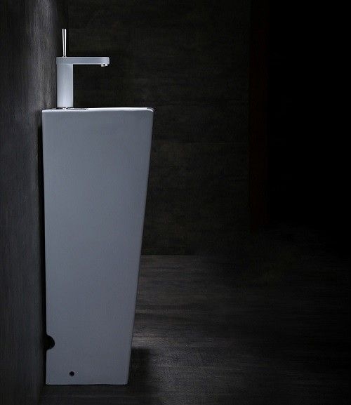 Раковина напольная CeramaLux N 34 см белый  NB147 - 0