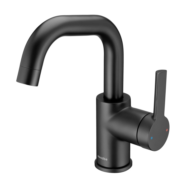 Swedbe Diana Высокий смеситель для раковины, цвет: черный 1011B - 0