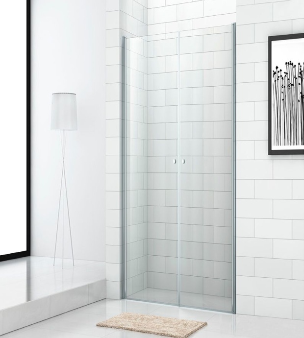 Душевая дверь в нишу Cezares Eco O B-2-80-C-Cr стекло прозрачное ECO-O-B-2-80-C-Cr - 1