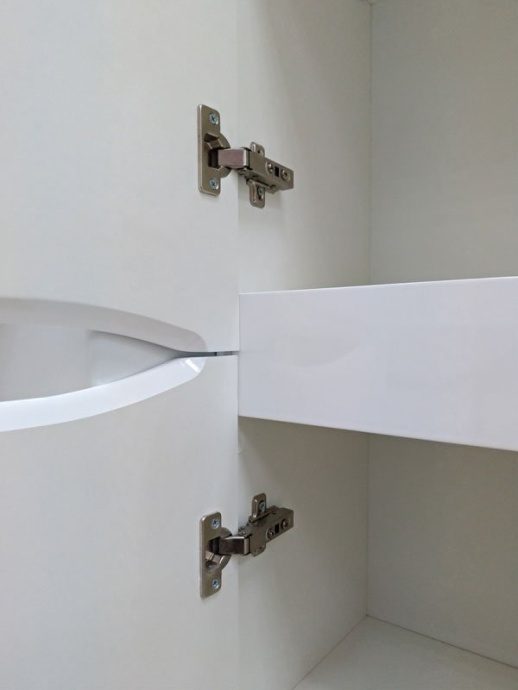 Шкаф-пенал Misty Элвис 35 L белый П-Элв-01035-011Л - 3