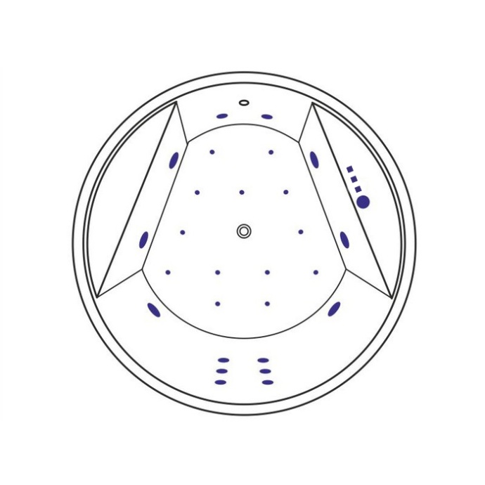 Ванна акриловая Excellent Great Arc Ultra 160 с гидромассажем белый - хром WAEX.GRE16.ULTRA.CR - 6