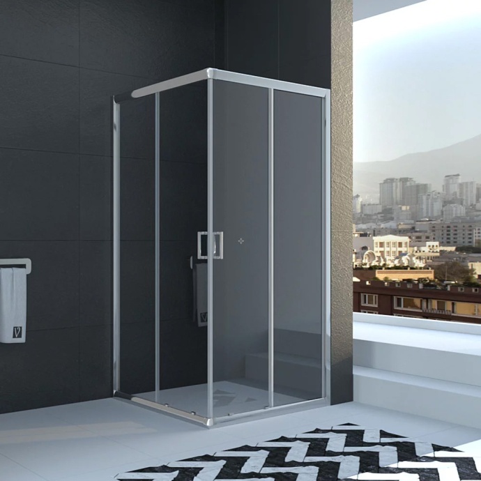 Душевой уголок Veconi Rovigo 100х100, хром  RV11-100-01-C5 - 0