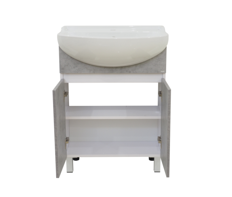 Ультра - 60 тумба напольная прямая бетон О-Уль07060-4822ЯП - 2