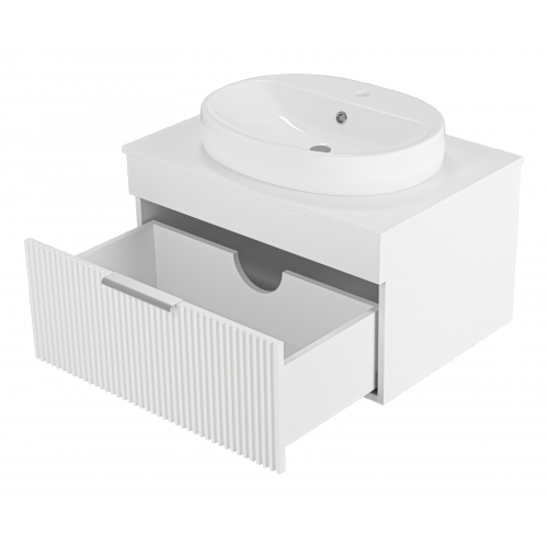 Тумба под раковину Brevita Enfida 70х40 белый  ENF-06070-0141Я - 2