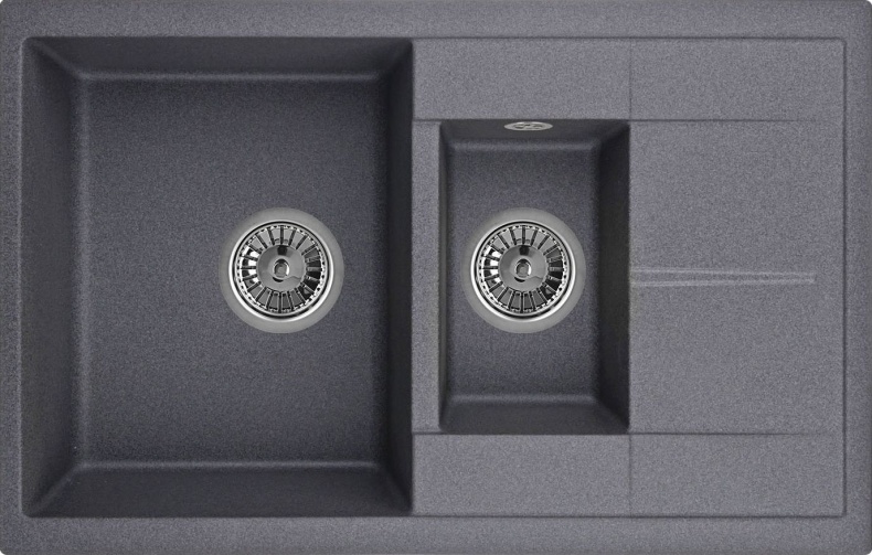 Мойка кухонная Granula GR-7802 графит - 0