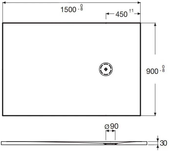 Поддон для душа Jacob Delafon Singulier 150х90 белый E67026-SHM - 3