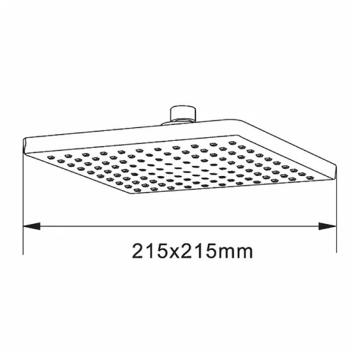 Верхний душ Agger Fresh хром ATS04 - 3