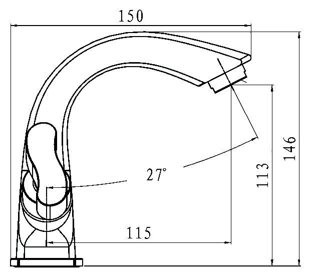 Смеситель Elghansa New Wave Zeta 19A7592 - 1