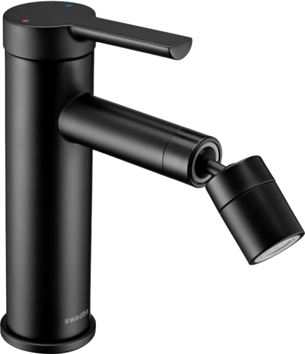 Смеситель для биде Swedbe Diana черный матовый  1040B - 0