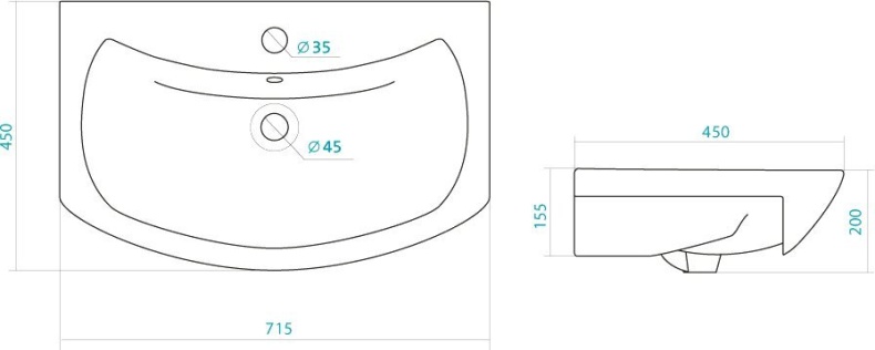 Мебель для ванной Style Line Жасмин 70 белая - 16