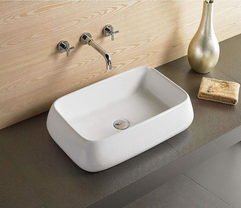 Раковина накладная Ceramalux N белый  9239 - 1