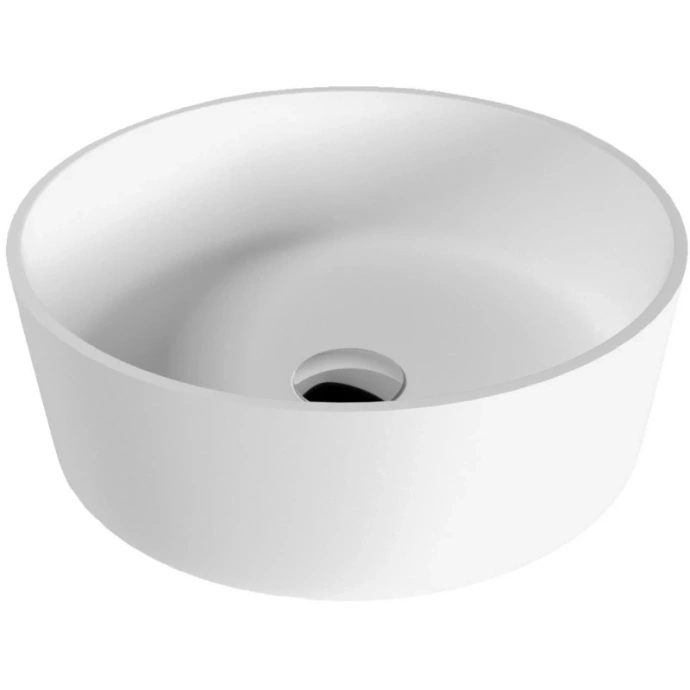 Раковина накладная Whitecross Agate D 40.5 белая матовая 0701.040040.200 - 0