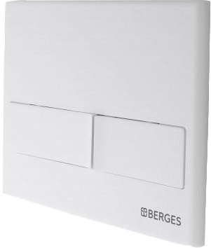 Кнопка смыва Berges Wasserhaus Novum L4 белый, матовый 040014 - 2