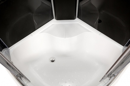 Душевая кабина Deto BM 90х90 хром  BM4590NBLACK - 4