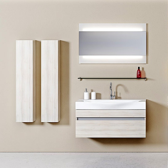 Тумба для комплекта Aqwella 5 stars Бергамо 100 акация Ber.01.10/A - 1