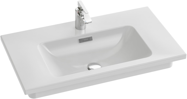 Тумба с раковиной Jacob Delafon Madeleine 80 белый блестящий - 6