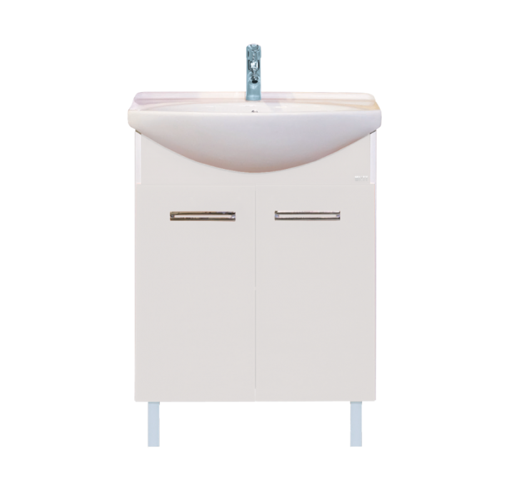 Джулия - 65 Тумба прямая белая White Л-Джу01065-5210Пр - 0