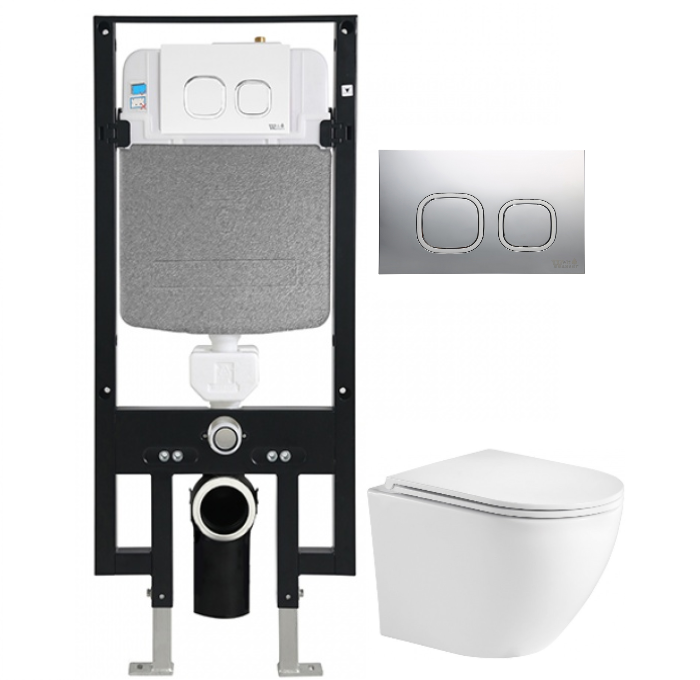 Комплект Weltwasser AMBERG 497 + MERZBACH 004 MT-WT + AMBERG RD-MT CR  10000006649 - 0