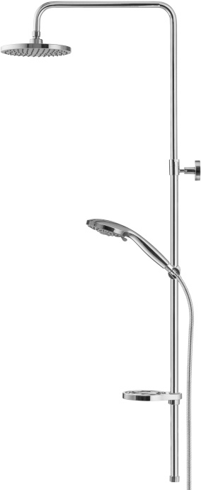 Душевая стойка Swedbe Calypso хром  5058 - 5