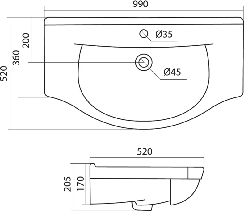 Комплект мебели Onika Эльбрус 100 белый  - 4