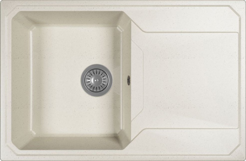 Мойка кухонная Bamboo Кардинал 760 белая 29.030.C0760.401 - 0