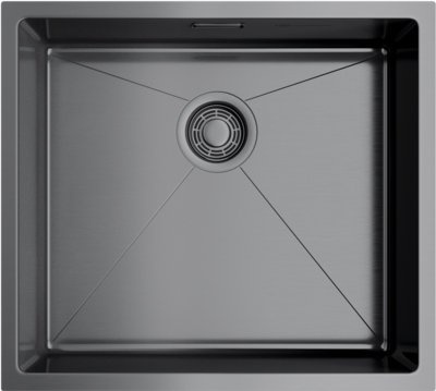 Мойка кухонная Omoikiri Taki 49-U/IF-GM вороненая сталь 4973524 - 0