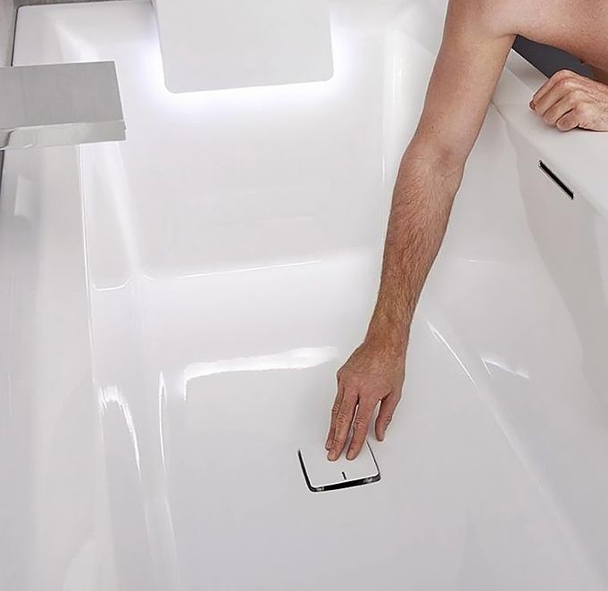 Акриловая ванна Riho Still Square 180x80 подголовник справа B099003005 - 5