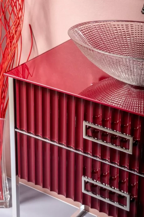 Столешница под раковину Armadi Art Lucido 80 бордо 853-080-BR - 1