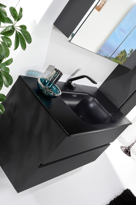 Тумба под раковину Armadi Art Vallessi 80 черный матовый 837-080-A mat - 2