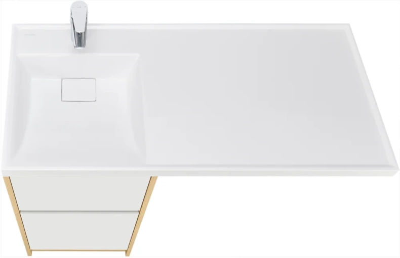 Комплект мебели Aquaton Лондри 60 светлое дерево-белый - 5