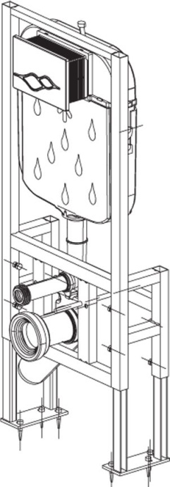 Система инсталляции для унитазов Creavit GR5004.01 - 2
