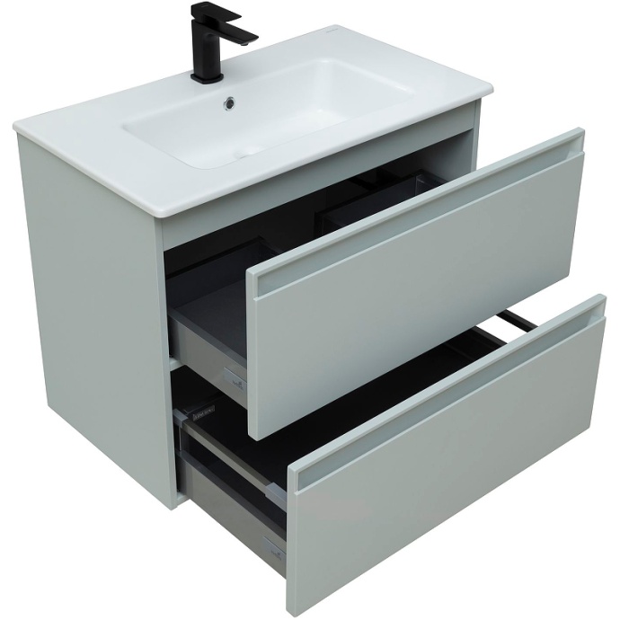 Тумба под раковину Allen Brau Eclipse 80 светло - зеленый матовый 1.E1002.PWM - 4