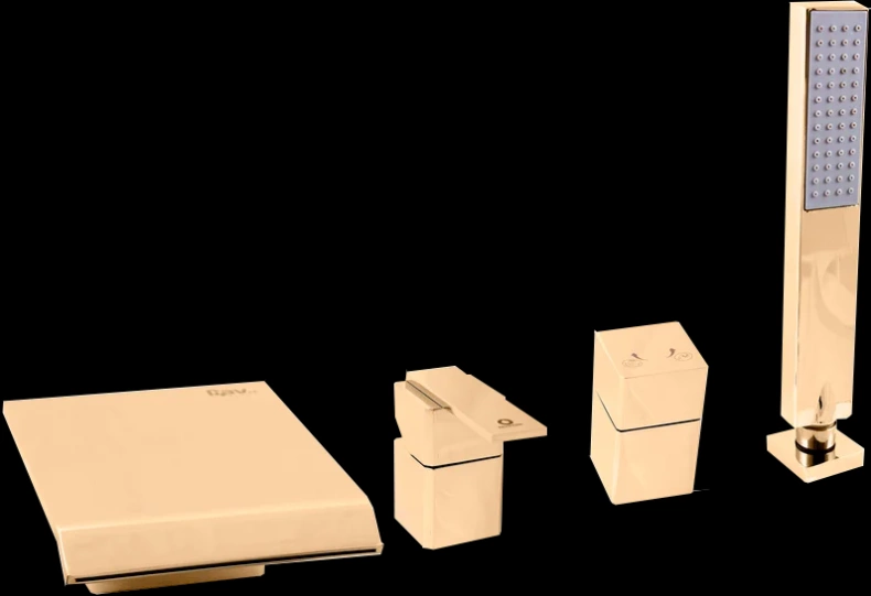 Смеситель на борт ванны Rav Slezak Loira золото LR573.5PZ - 0