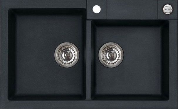 Мойка кухонная Alveus Rock Granital 90 carbon 1090965 - 0