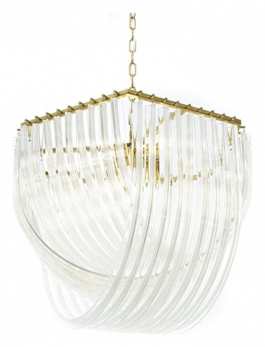 Подвесная люстра LUMINA DECO Weddini LDP 6001-600 GD+CL - 3